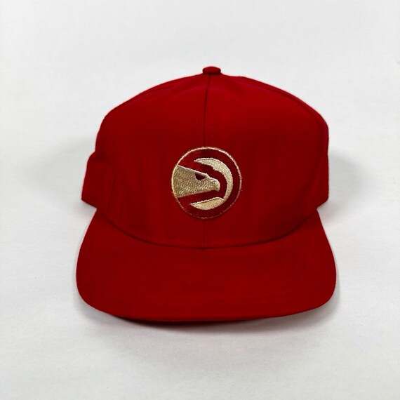 Vintage 90s Atlanta Hawks Snapback Hat - image 1