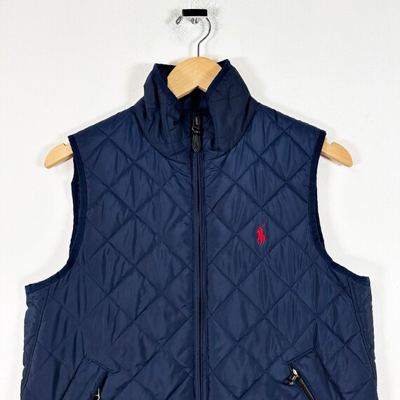 Authentic Quilted Zip Up Polo Ralph Lauren Vest - image 2