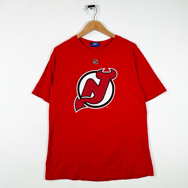 Vintage Y2K Reebok New York Devils Brodeur Graphic T Shirt