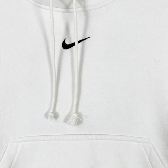 Vintage Y2K Nike Centre Swoosh Cropped Hooded Swe… - image 3