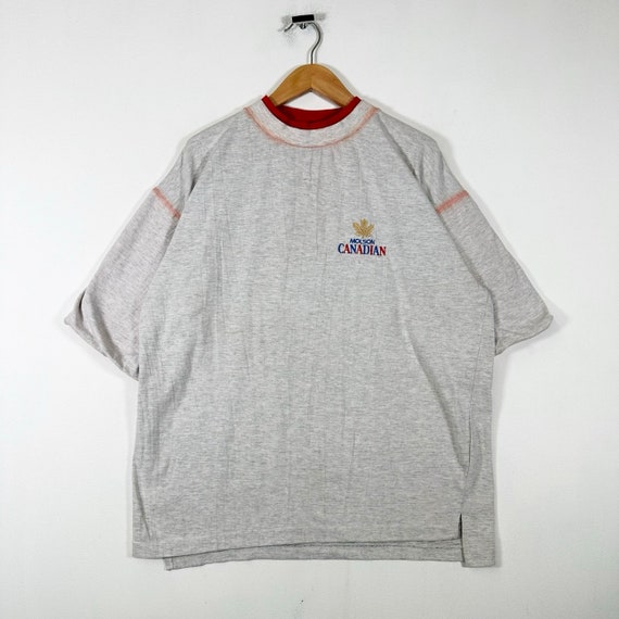 Vintage 90s Softwear Molson Canadian Lined Promo … - image 1