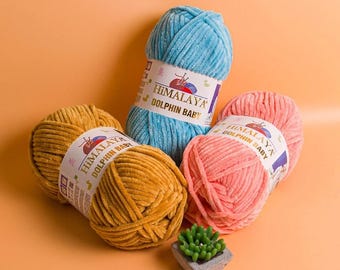 Super Weiches Chenille Garn: Himalaya Delphin Baby, Amigurumi & Babydecken