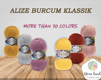 Alize Burcum Classic Yarn: Soft Acrylic Knitting & Crochet Yarn