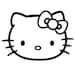Hello Kitty Face Decal - Premium Quality Vinyl (perfect for Car, Window ...