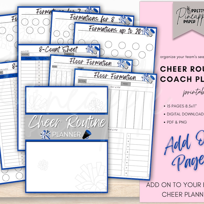 Printable Cheer Mat Routine Cheer Formation Templates - Etsy