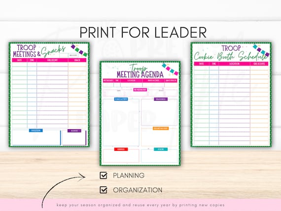 Troop Leader Planner 2023-2024: The Essential Organizer For Busy Scout  Leaders, Designed For Girls Of Any Level, August 2023 - July 2024, Brownie  Theme, 8.5 x 11: Paper Co., Wild Simplicity: : Books