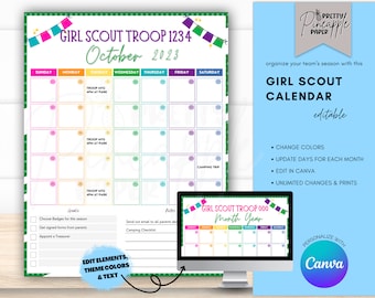 2024 Girl Scout Vision Board Party Kit, Kids Goal Mood Board Kit, Girl  Scouts Cookie Goal Setting, GS New Year's Vision Board Troop Activity 