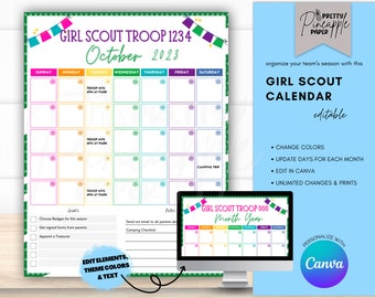 2024 Girl Scout Vision Board Party Kit, Kids Goal Mood Board Kit, Girl  Scouts Cookie Goal Setting, GS New Year's Vision Board Troop Activity 