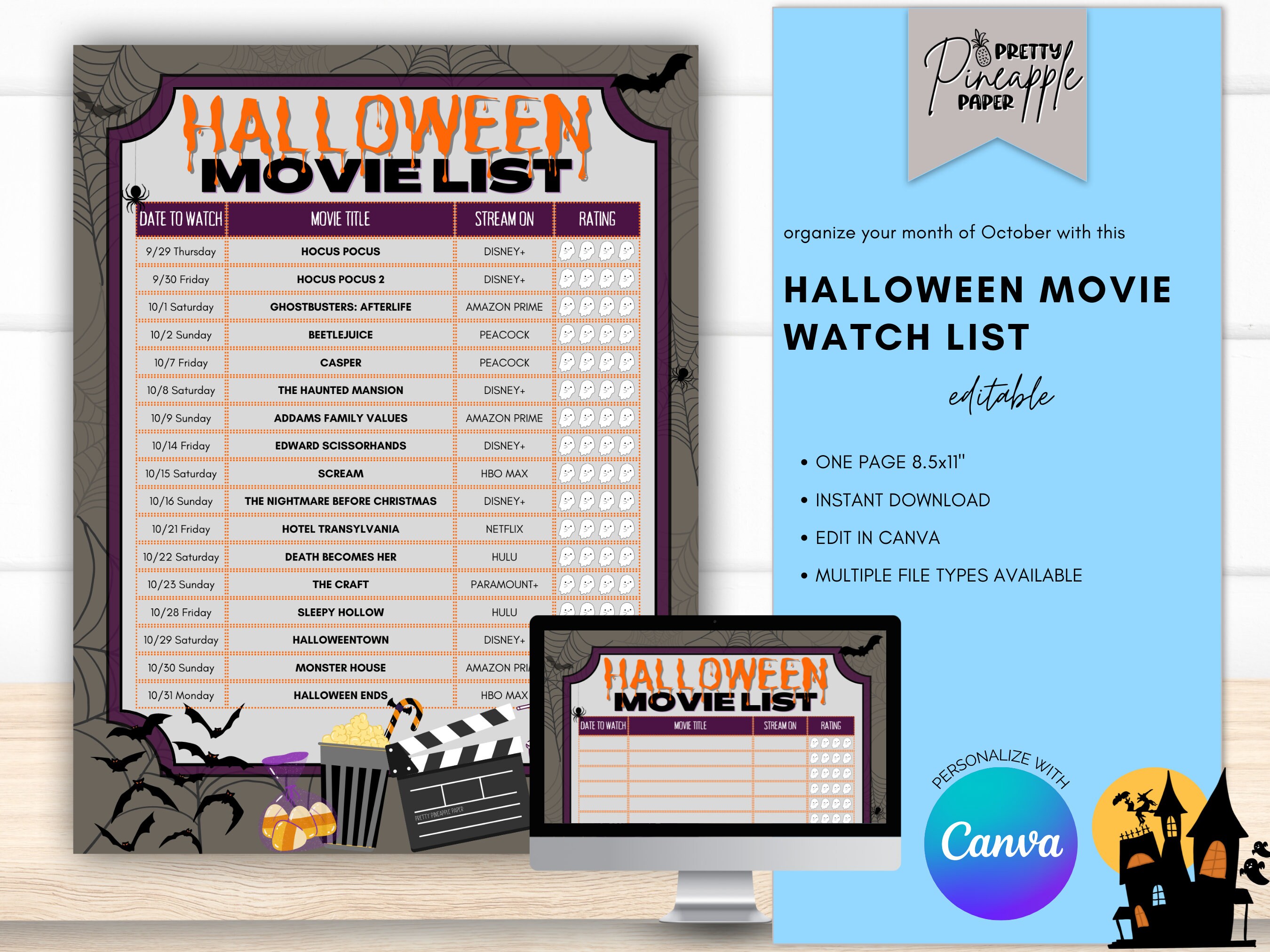 Halloween Watchlist (Countdown to Halloween) - I drink and watch anime