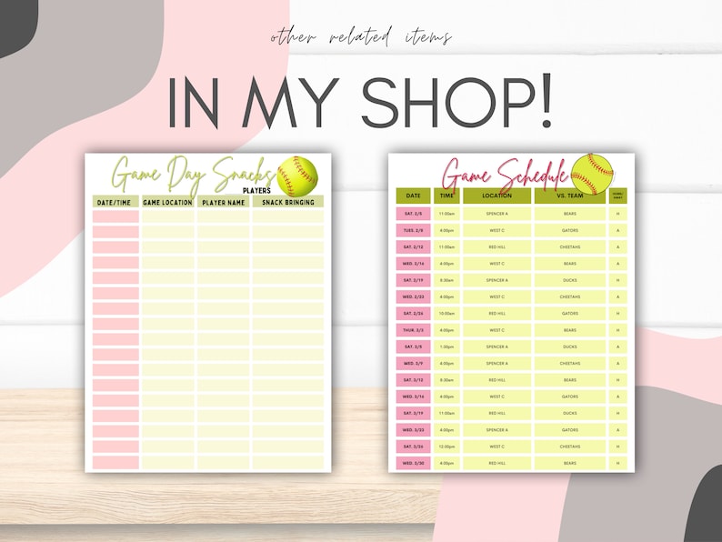 Printable Softball Line up and Field Position Sheet Batting - Etsy