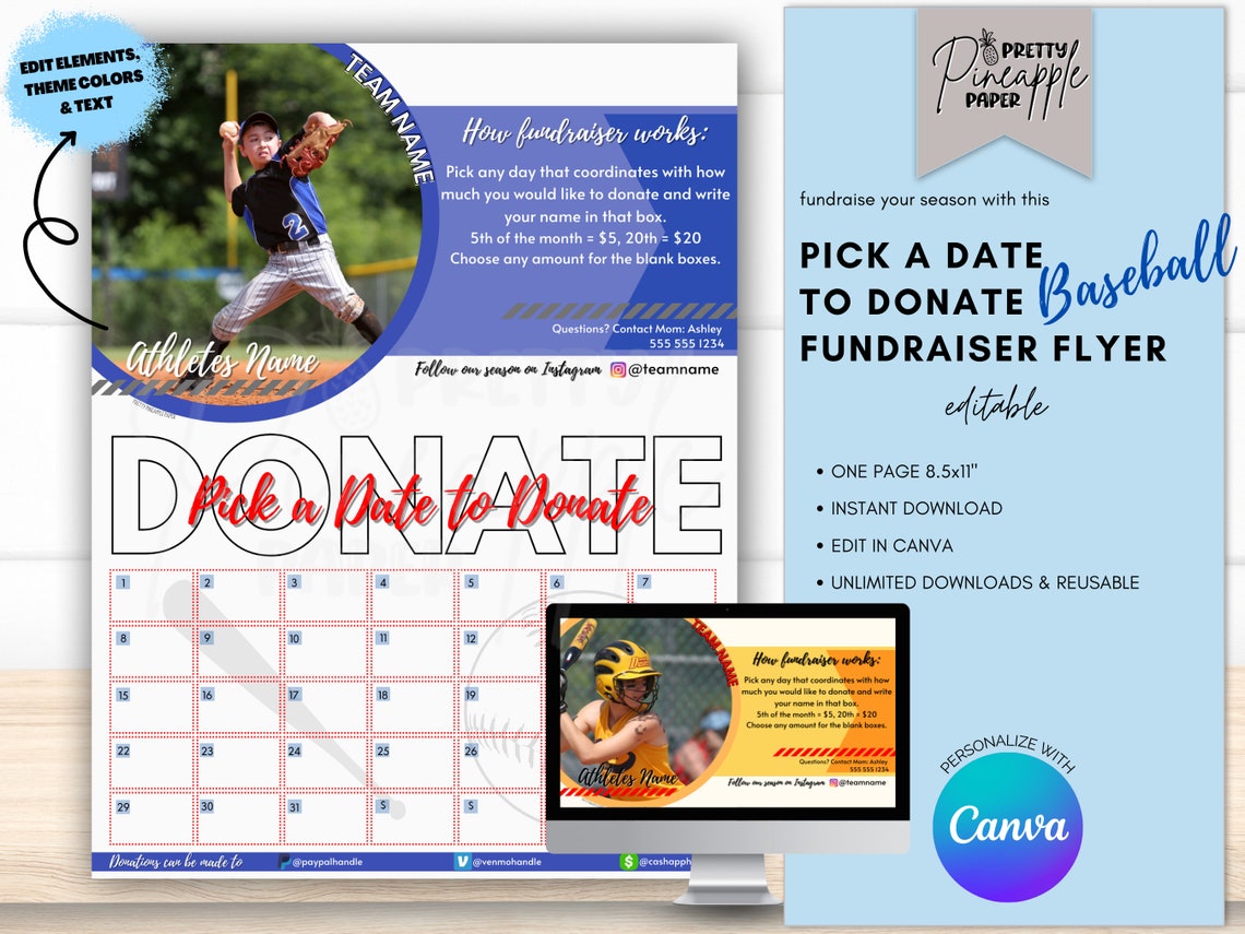 editable-baseball-calendar-fundraiser-templatepick-a-date-etsy