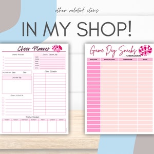 Editable Cheer Squad Roster Template, Cheerleading Team, Coach, Captain ...