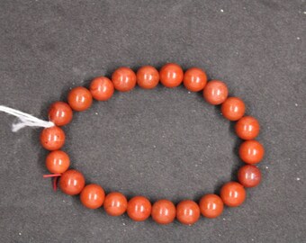 Bracelet Jaspe rouge 8 mm