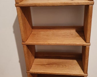 solid oak shelf - also suitable for DVDs