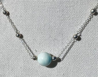 Zilveren hemimorfietketting