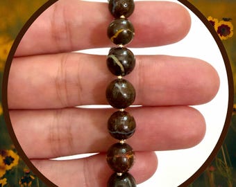 Boulder Opal Stretch Armband
