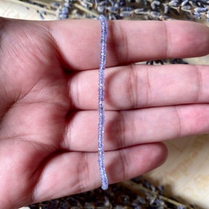 Faceted Tanzanite Bracelet | Tanzanite Crystal Bracelet | Tanzanite Jewelry
