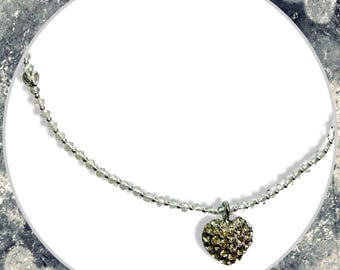 Swarovski Kristall Herz Halskette