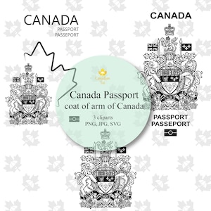 Arquivo SVG/PNG/JPG da silhueta do passaporte canadense