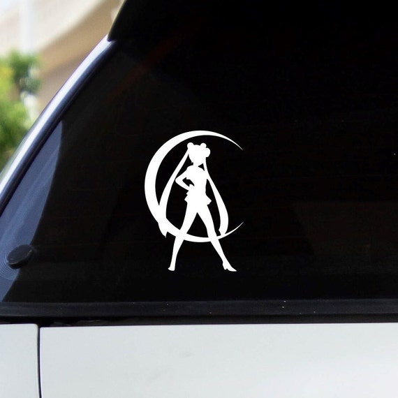 Sailor Moon Car Decal Etsy