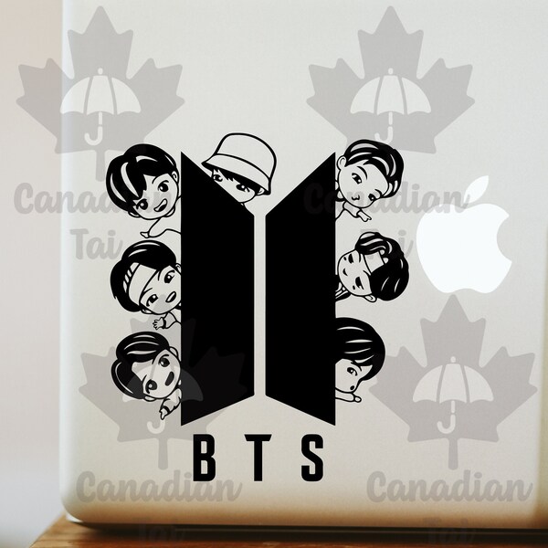 Bts Wall Decal Etsy