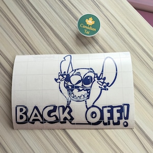 Stickersticker Stitch Back Off | Meer kleur- en maatopties