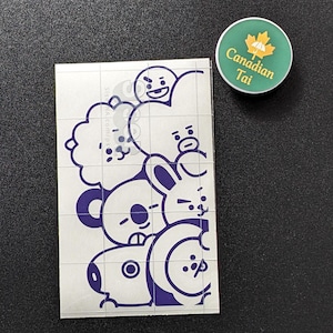 BT21 Decal Sticker| More Color & Size Option