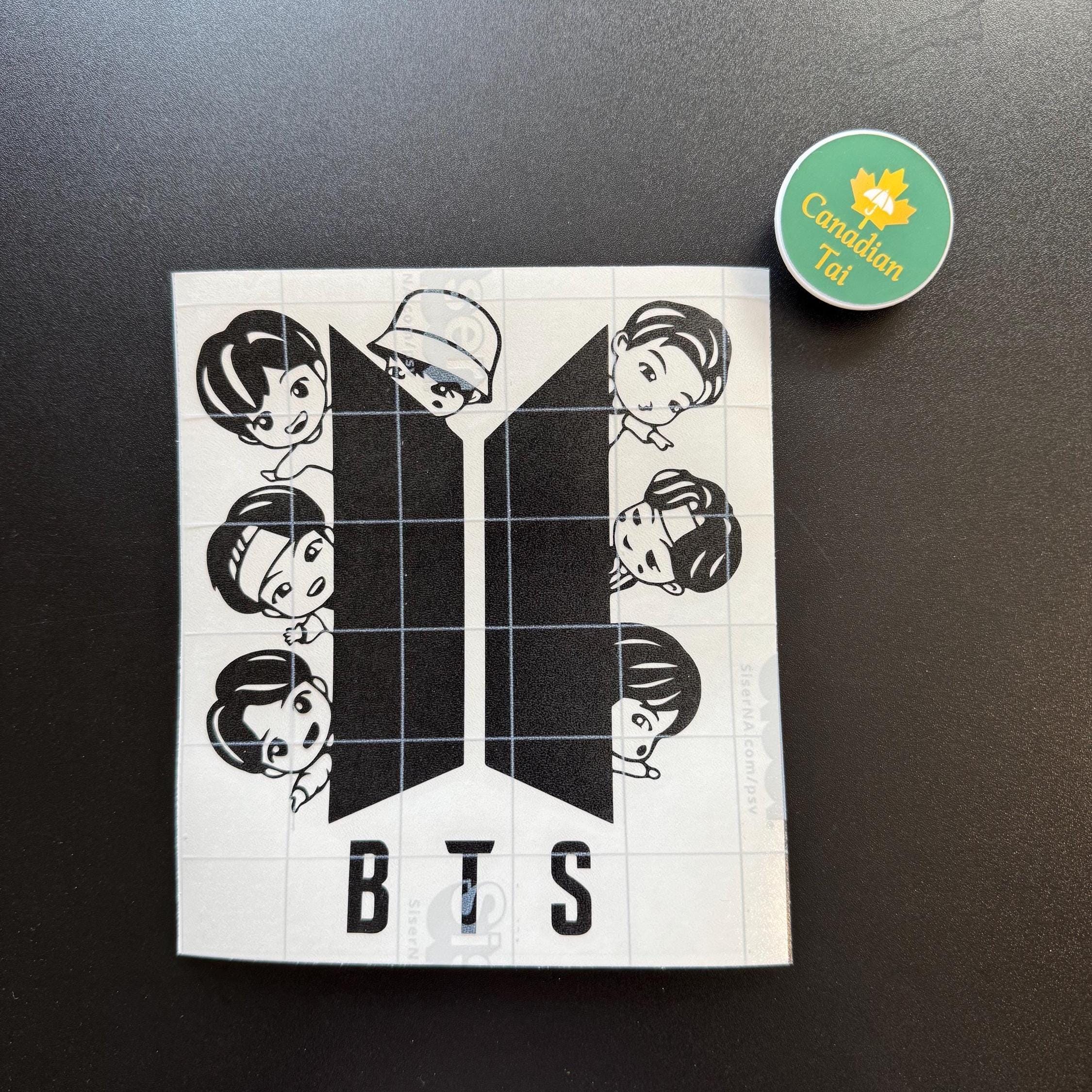 BTS ステッカー　カーアクセサリー Btsの車用ステッカー - Etsy 日本