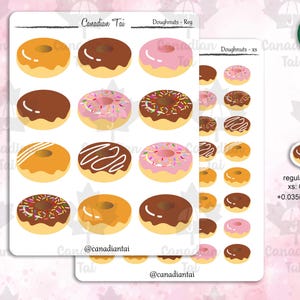 Naklejki do dziennika „Pączki”
