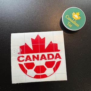Canada Soccer Decal Sticker | More Color & Size Options