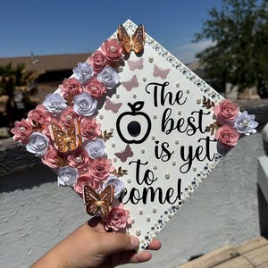 personalized Graduation Cap Topper, Grad Cap Topper, Custom