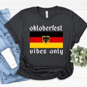 Oktoberfest Party Vibes Shirt, German Bavarian Festival party gifts, Vintage German Flag Oktoberfest T-shirt, Birthday Party Gift Men Women