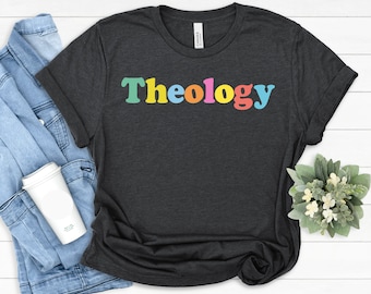 Theologie Shirt, Theologe Shirt, Theologie Student T, Theologie Grad Geschenk Theologie Tshirts, Theologie T-Shirt Pastor es Ehefrau Shirt, Theologie Major