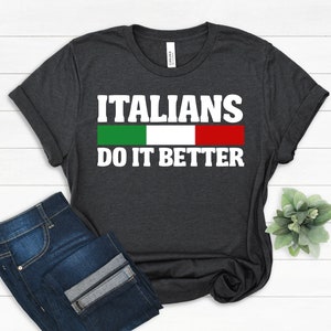 Lustige Italiener T-Shirt, italienische Phrase, Liebe Italien Geschenke, Italien Shirt, italienisches Shirt, Italien Reise Shirt, stolze italienische Geschenke, Cio Bella Tees