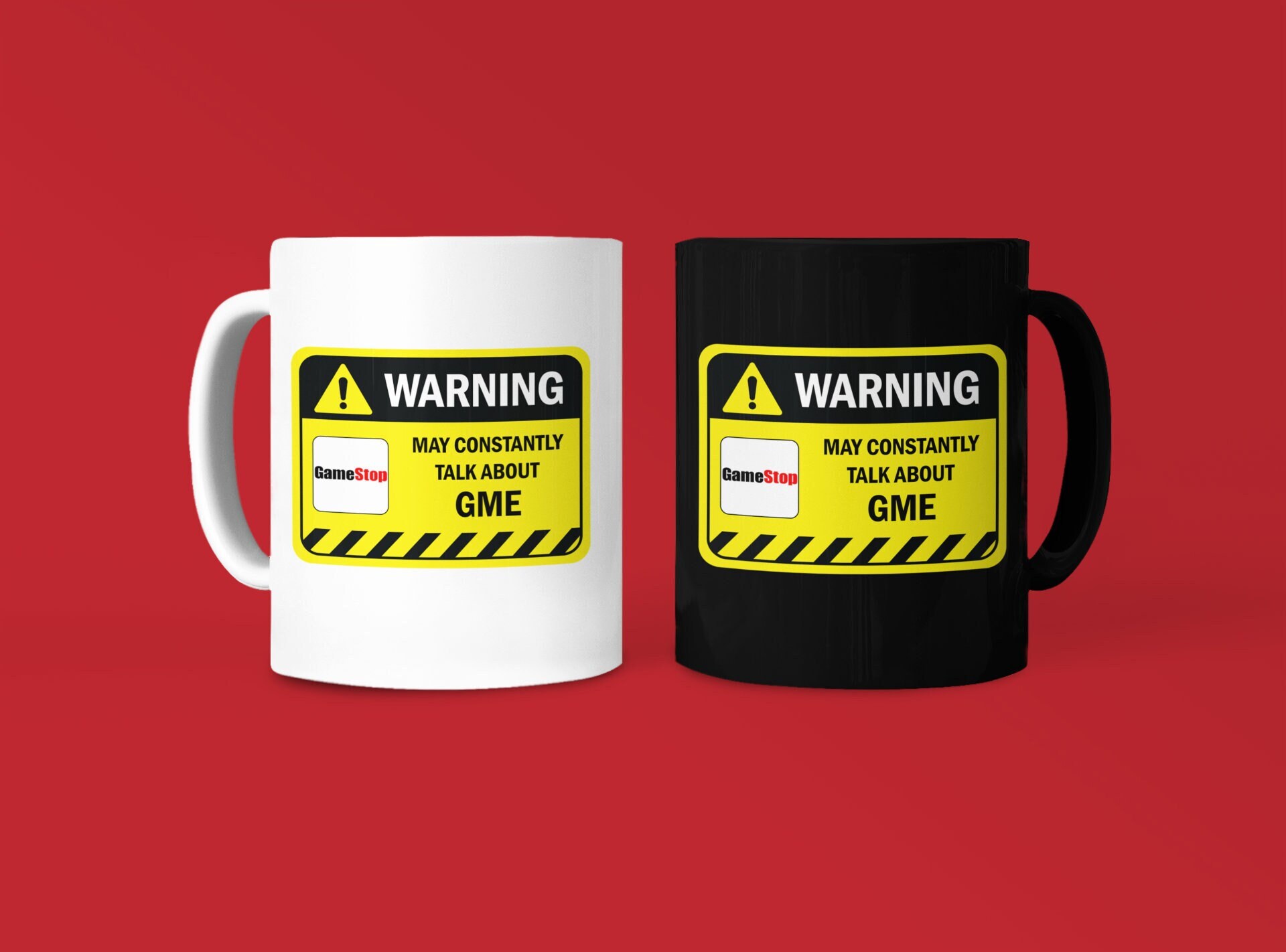 Warning May Constantly Talk About GME Gamestop Coffee Mug - Etsy