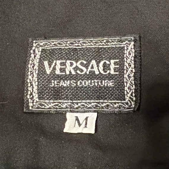 Versace Jeans Couture Vintage Black Bondage Busti… - image 9
