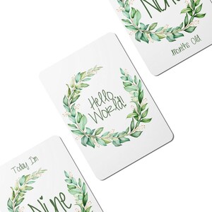Cartes numériques imprimables numériques pour bébés avec couronne scintillante - Lot de 25
