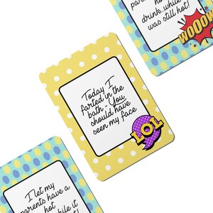 Cartes d'étape numériques amusantes alternatives pour bébés - Lot de 25