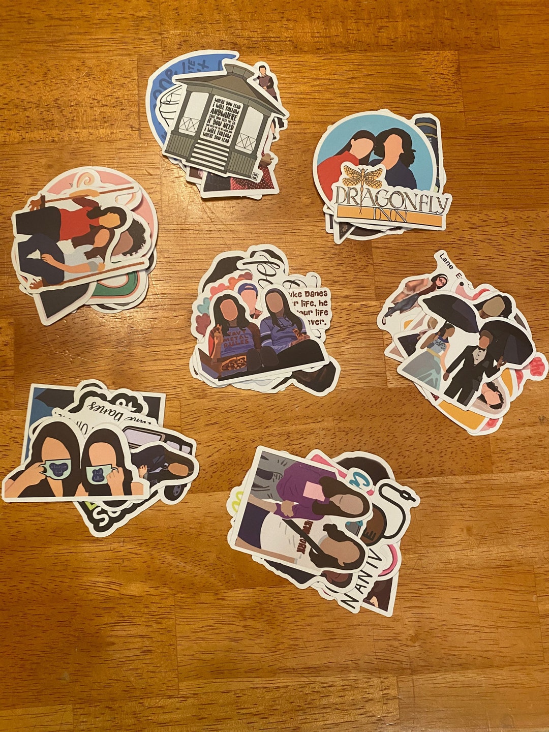 Gilmore Girls Tv Show 2000s Comedy Sticker Bundles - Etsy