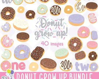 Donut SVG,  SVG files for cricut, donut party, donut grow up svg, donut clipart, sprinkles svg, 40 img free license svg, eps, dxf, png, jpg