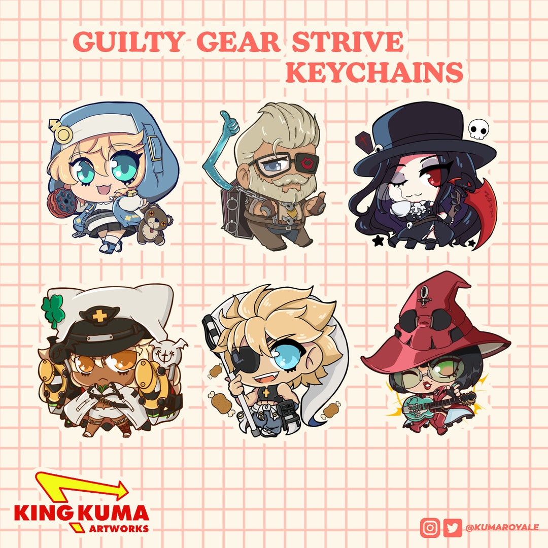 Guilty Gear Strive Keychains Etsy