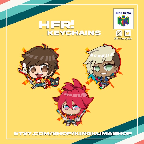 HFR Acrylic Keychains