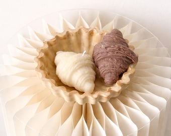 Croissant Form Duftkerze Soja