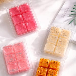Waxbrander smelt| Chocoladereep gel Melt | Sterk geurend met pure essentiële oliën | Handgemaakt | Aromatherapie-collectie |gemakkelijk te pellen