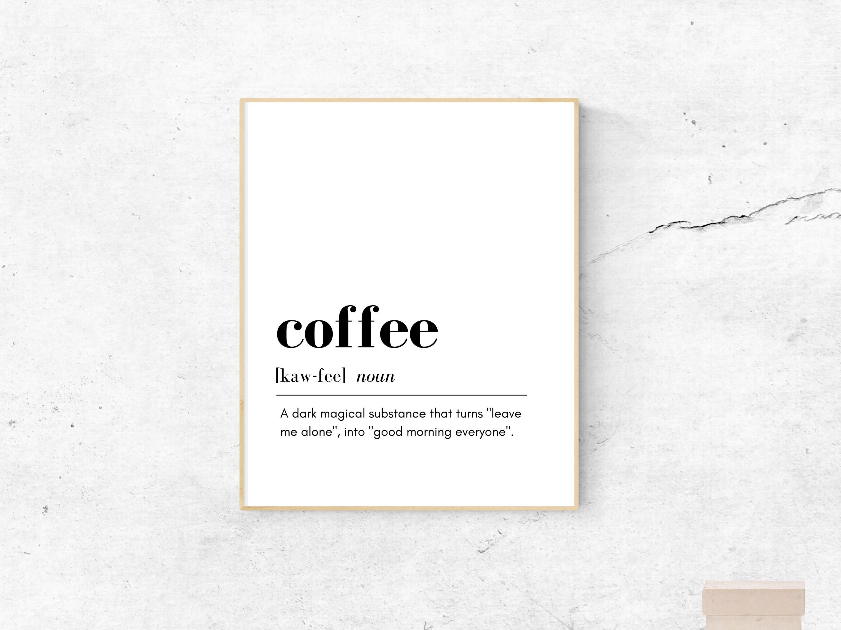 Coffee Wall Art Boho JPG PDF Coffee Poster Print Coffee Home -  Finland