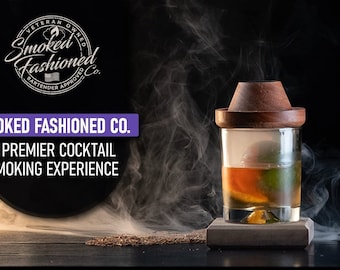 SMOKED DRINK TOPPER | Smoked Cocktails | Smoked Old Fashioned | Birthday | Corporate Gifting | Whiskey l Bourbon l Gifts for Him