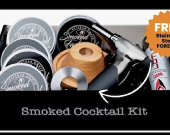 SMOKED COCKTAIL KIT | Unique Gifts | Cocktail Smoker | Top Gift | Unique Gift l Whiskey l Bourbon l Popular Right Now l Gift for Him