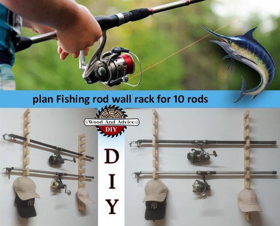 Suitable for 10 Rods, DIY Construction Plan,wall Mounted Rod Rack,rod Holder ,fishing Rack,wooden Rod Rack,fishing Rod Storage,fisherman Gift - Etsy Suitable for 10 Rods, DIY Construction Plan,wall Mounted Rod Rack,rod Holder ,fishing Rack,wooden Rod Rack,fishing Rod Storage,fisherman Gift - Etsy