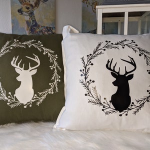 Cushion cover deer 50 x 50 cm