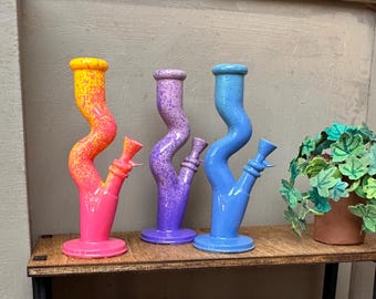 Miniature Zig-Zag Bong | 1:12 Scale Dollhouse Smoking Accessory | Tiny Cannabis Decor | Dollhouse Dispensary | Adult Collector Miniature